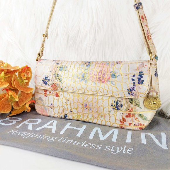Brahmin Handbags - Brahmin Peony Flora Collection Daria Shoulder Bag